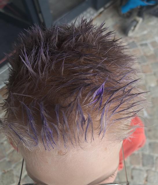 Hier wird auch mit Farbe gearbeitet