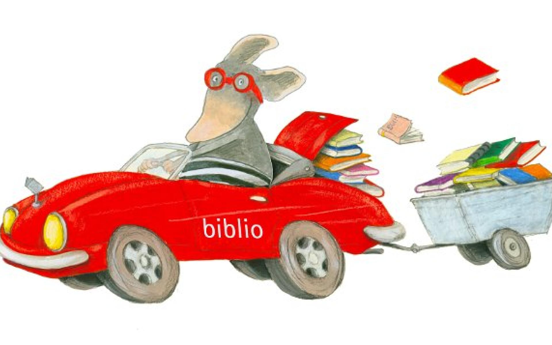 Mio, die Lesemaus im Auto