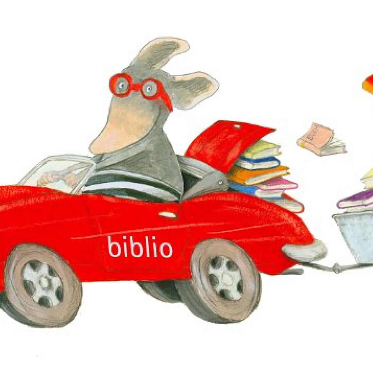 Mio, die Lesemaus im Auto