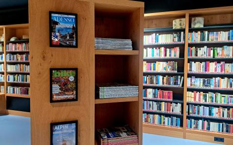 Zeitschriften in der Bücherei & Spielothek